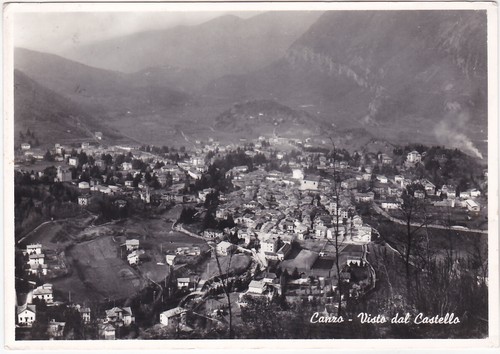 Canzo como visto dal - -,