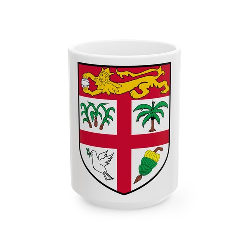 Coat arms fiji white - of,