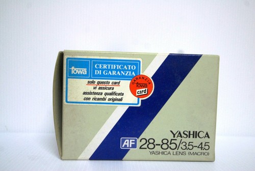 Scatola vuota yashica - vuota,