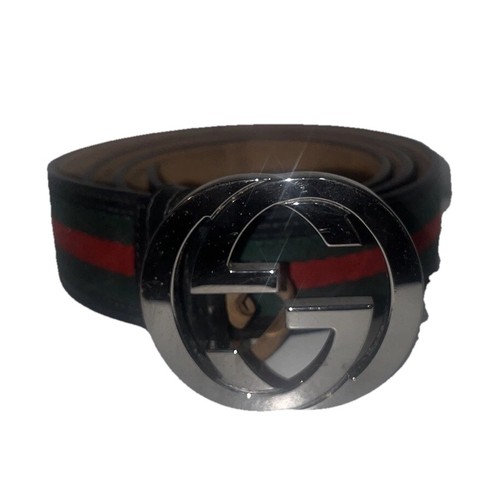 Gucci belt black green - gucci,