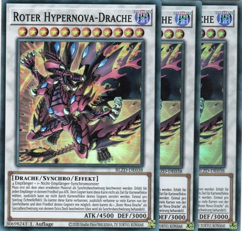 Yugioh drago ipernova rosso - yugioh,