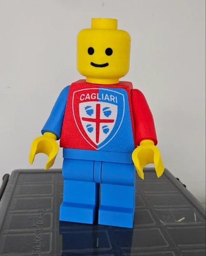Brick man cagliari calcio - brick,