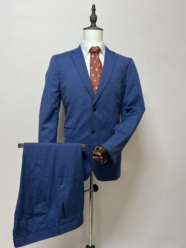 Dressmann abito uomo blu lana - uomo,