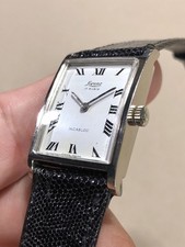 1960 Lorenz tank watch vintage anni 60 edox FHF 608