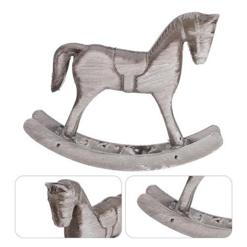 Statua cavallo dondolo in - dondolo,