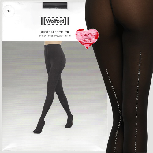 Collant wolford silver - wolford, logo