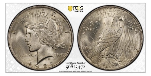 1922 dollaro della pace - 1922,
