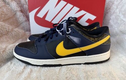 Nike dunk low - michigan, blu
