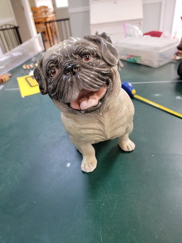 Italian pug heavy statue - italian,