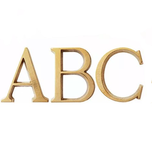 Lettere ottone c con - b,