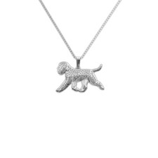 Collana Lagotto Romagnolo Argento Sterling 925 Regalo per Cani Amanti Pet Rara