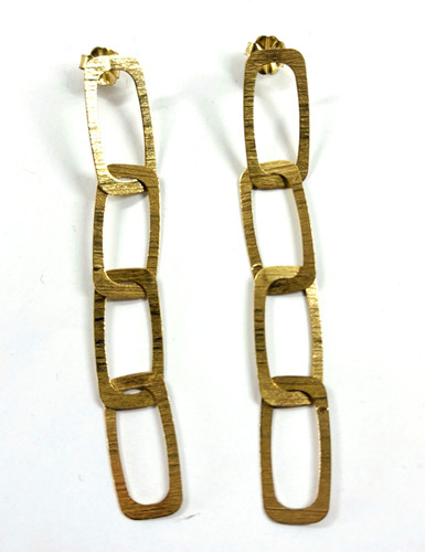 Gilded and satin 925 silver - gilded,