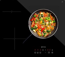 EVVO Piano cottura in vetroceramica 3 Fuochi 