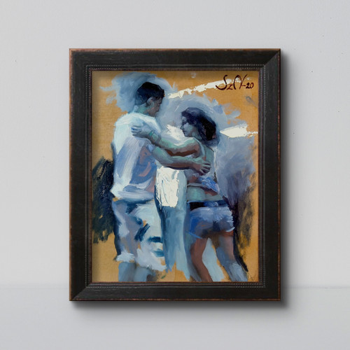 Dipinto olio originale - ad,