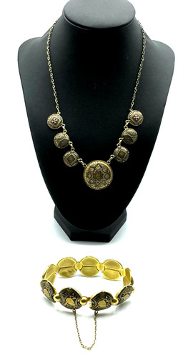 Set vintage toledo collier - vintage,