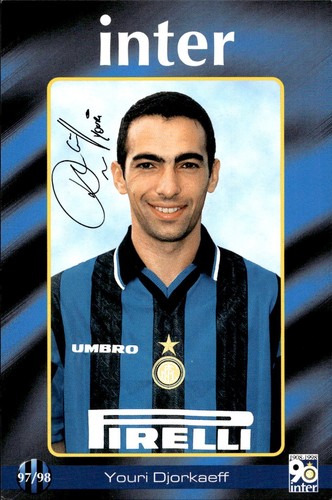 Cartolina calciatori inter - cartolina,