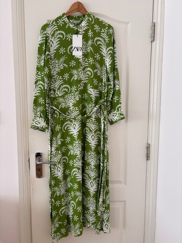 Maxi abito zara verde - maxi,