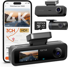 Dash Cam Auto 4K 3 Canali