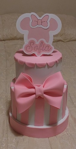 Torta scenografica minnie - torta,