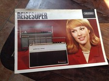 GRUNDIG CATALOGO RADIO D’EPOCA TEDESCO 12 PAG OCEAN BOY SATELLIT PRIMA BOY 