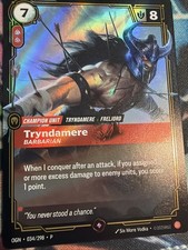 Riftbound League of Legends TCG Origini Inglese Tryndamere Barbarian 034 Promo