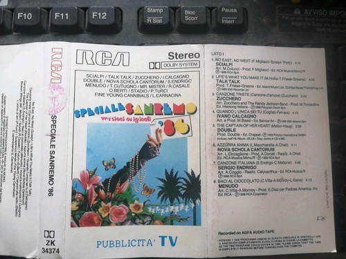 Speciale sanremo k7 tape - sanremo, 86
