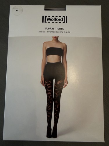 Wolford nero disegno floreale