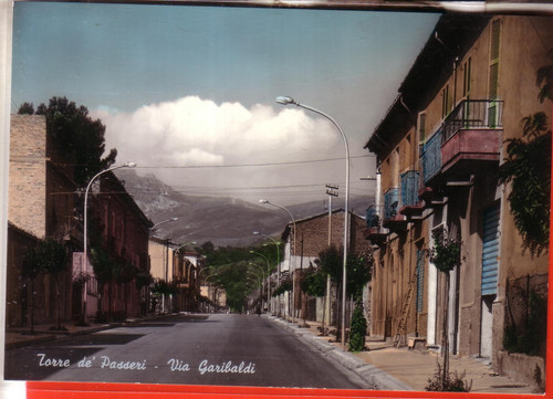 Cartolina torre passeri - ,