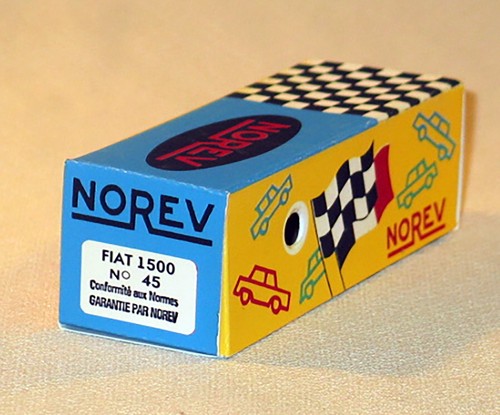 Norev fiat 1500 boite repro - 45,