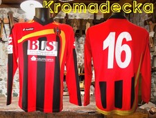 Maglia Virtus Lanciano 2009-10 Lotto BLS nr. 16 rara toppa di Lega Pro calcio