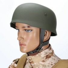 Elmetto paracadutista tedesco M38 paracadutista paracadutista aviotrasportato seconda guerra mondiale fodera in pelle verde