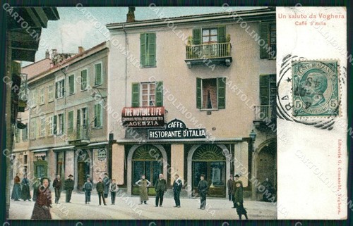 Pavia voghera cartolina qt0343 - voghera,