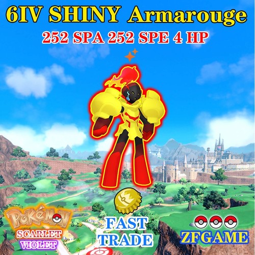 Pokemon 6iv shiny armarouge - ✨pokemon,