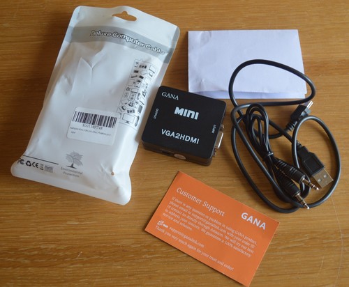 Adattatore vga hdmi gana - adattatore,