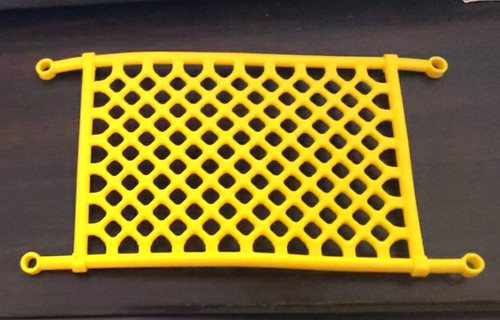Lego net giallo plastica 8x14 - lego,