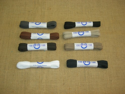 Lacci piatti cotone 100 - 100, cm