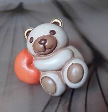 THUN ® COLLEZIONE 2014 TEDDY BERTO CHIARO SU CUSCINO DA VETRINA IDEA REGALO