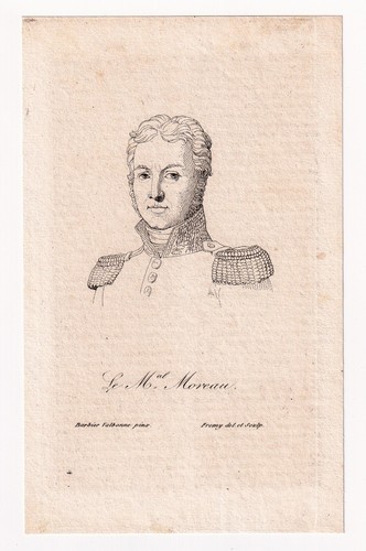 Portrait xixe général moreau - xixe,