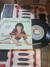 CRISTIANO MALGIOGLIO '' E' QUESTIONE D'AMORE ''  45 TOURS MADE IN ITALY VG/VG