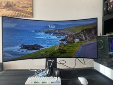 LG UltraGear OLED 45GS95QE Monitor Gaming 45" WQHD 240Hz 0.03ms G-Sync Curvo