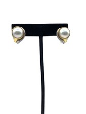 Orecchini Mikawa by Damiani perle acqua dolce diamanti vintage oro 18 kt 750