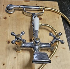 Rubinetto Vasca Acciaio Oro