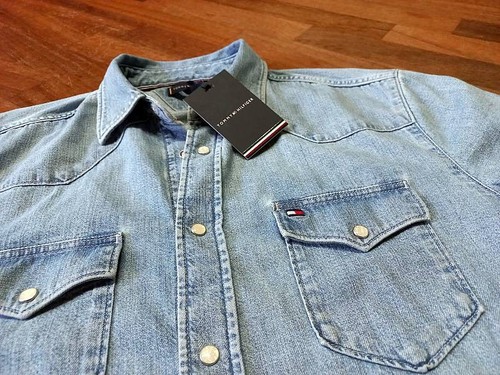 Tommy hilfiger camicia jeans - camicia,