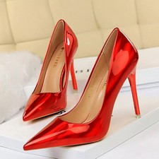 Decolte rosse lucide effetto - rosse,
