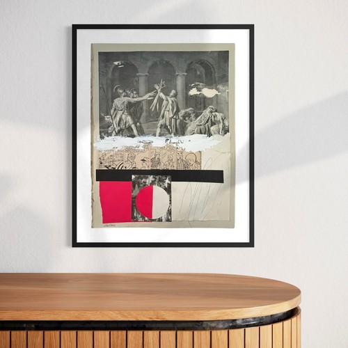 Collage originale arte - , moderna