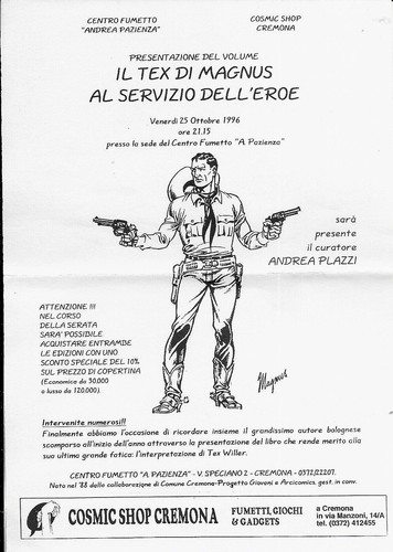 Tex vecchi de l - de, l’