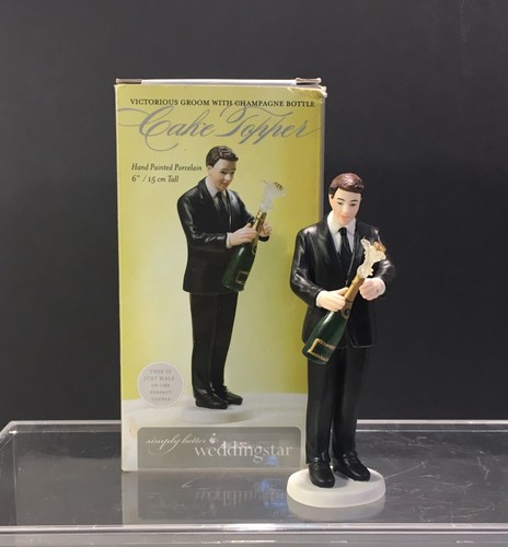 Cake topper sposo vittorioso