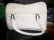 borsetta donna bianca pelle