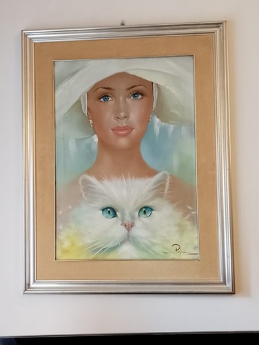 Quadro olio tela ritratto - quadro,
