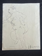 LUCIO FONTANA drawing and